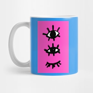 The vertical all knowing eyes Mug